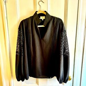 TUCKERNUCK

Black Eyelet Jane Blouse